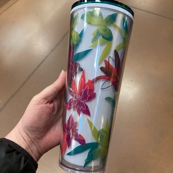 Starbucks Venti Floral Cold Cup - Picture 2 of 4